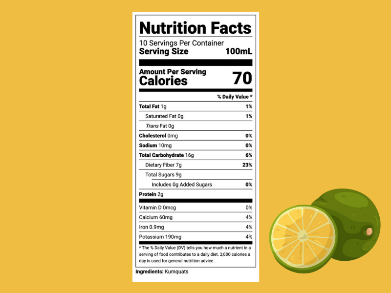 Calamansi Juice - 10kg Box Texture view