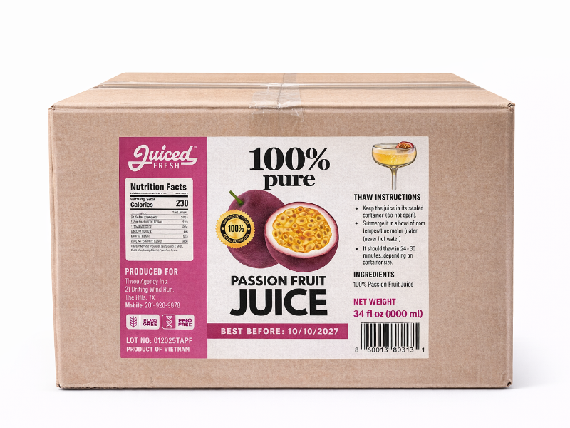 Passion Fruit Juice - 10kg Box Pack detail