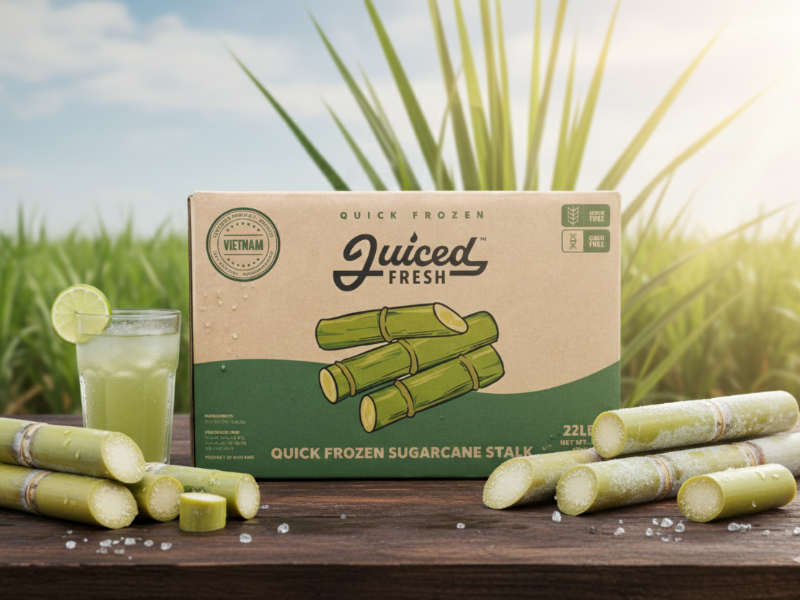 Sugarcane Stalks - 22Lbs Delivered case