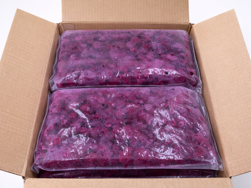 Red Dragon Fruit Chunks - 10kg Box Texture view