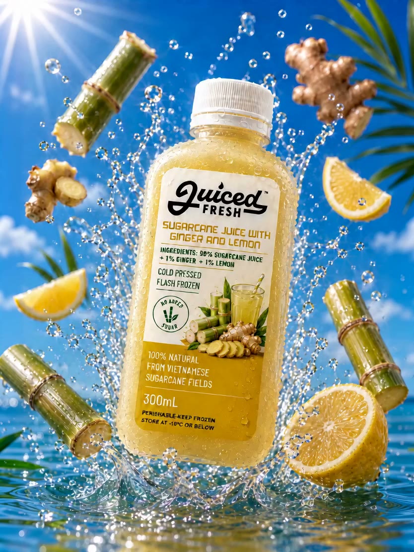 Sugarcane Ginger Lemon: The #1 Juice Bar Combo, Now Ready to Drink