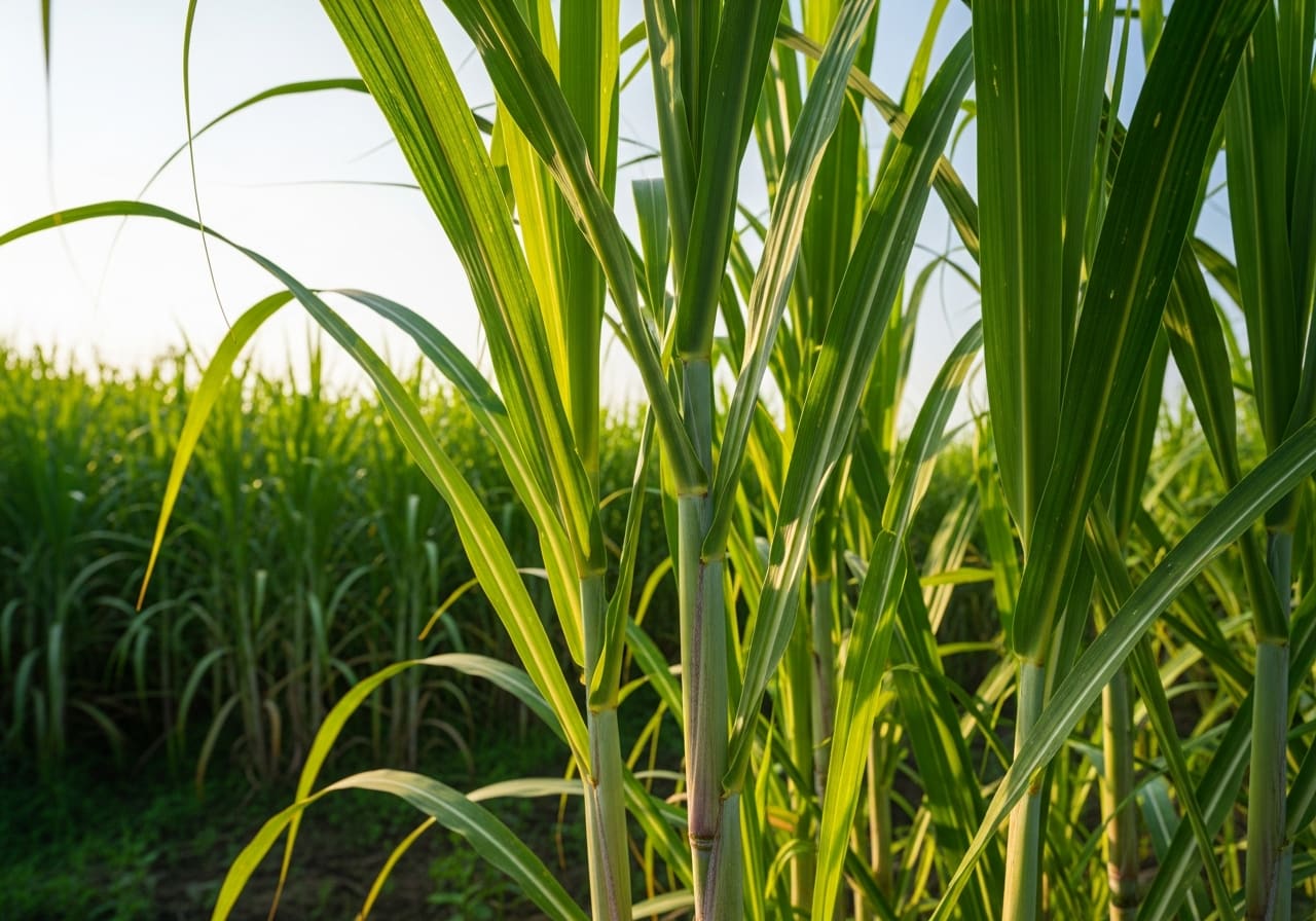 Green Sugarcane – Bright green sugarcane variety