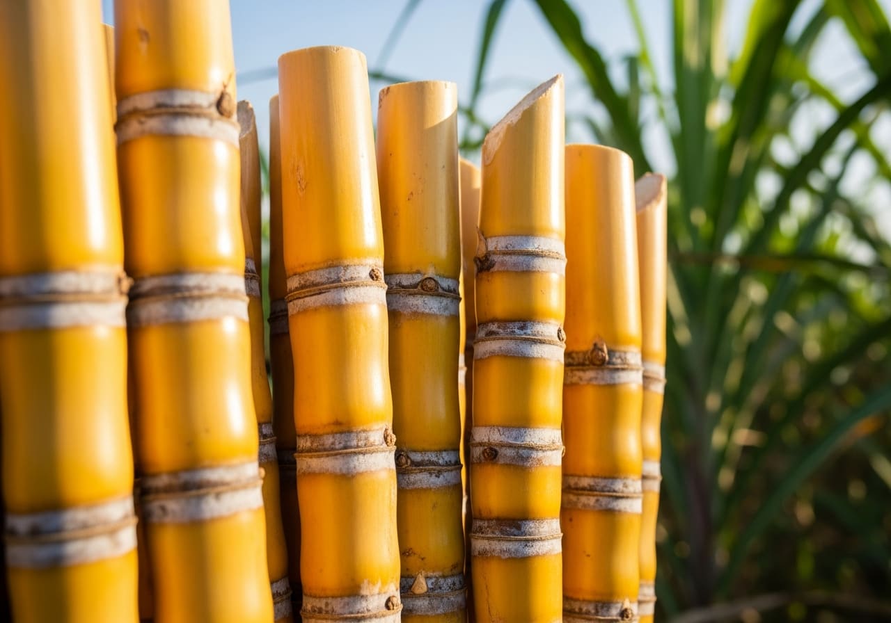 Yellow Sugarcane (Golden Cane) – Golden yellow sugarcane variety